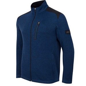 Greg Norman men’s solid colorblock Fz Fleece